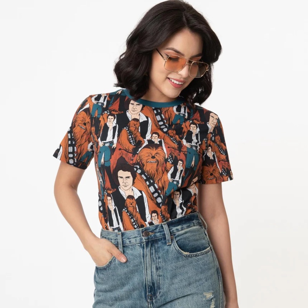 Cakeworthy Star Wars Chewbacca & Han Solo T-shirt